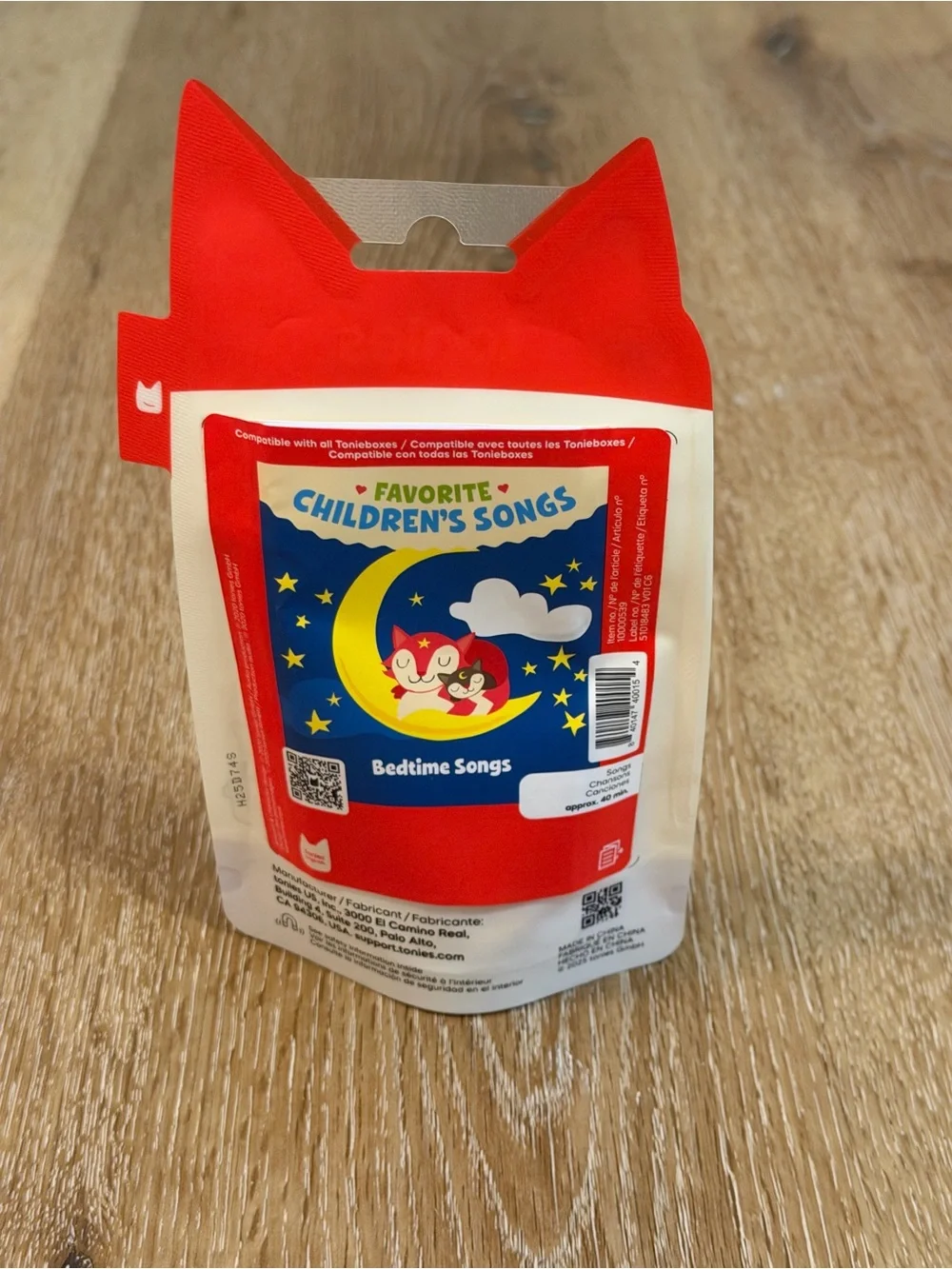 tonies Red Sleepy Character Toniebox Figure – Favorite Children's Songs Bedtime
